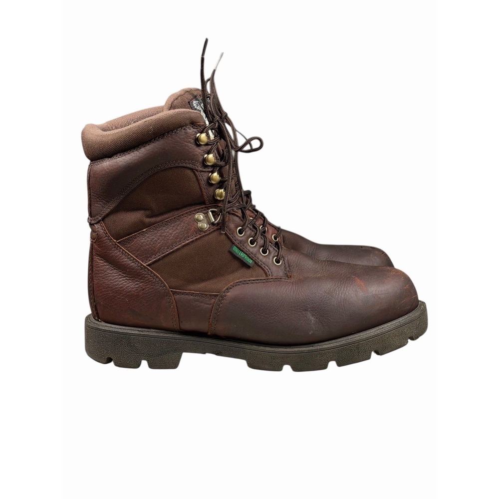 Georgia Homeland Boot Men's US 13‎ M Steel Toe Work Boots Leather Brown G110